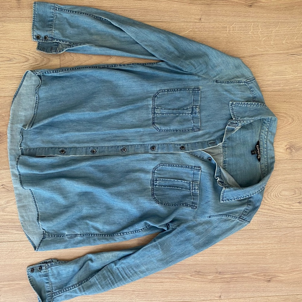 Express button up denim shirt